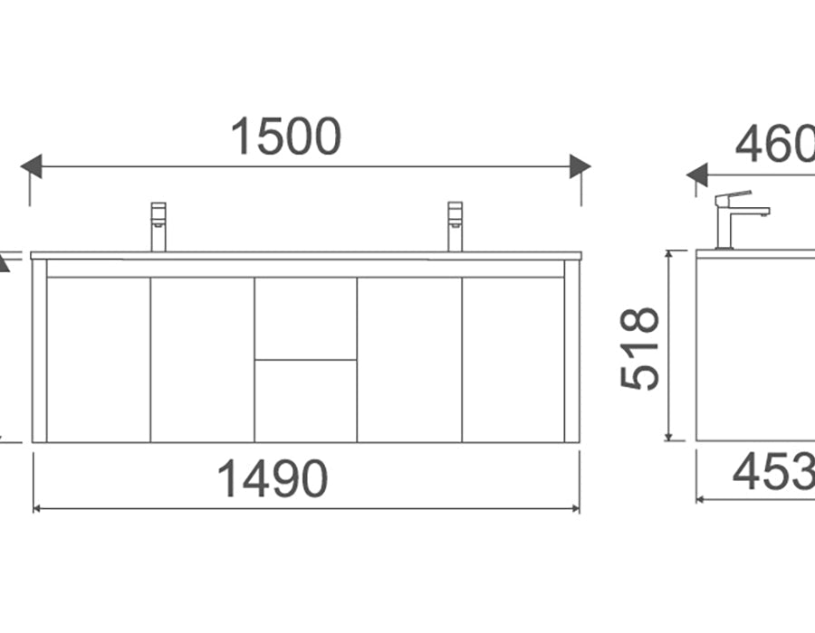 NIKO 1500 ( Wall Hung)