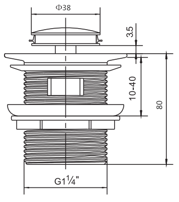 WBPLUG 32/0 OR WBPLUG 32MM