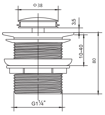 WBPLUG 32/0 OR WBPLUG 32MM